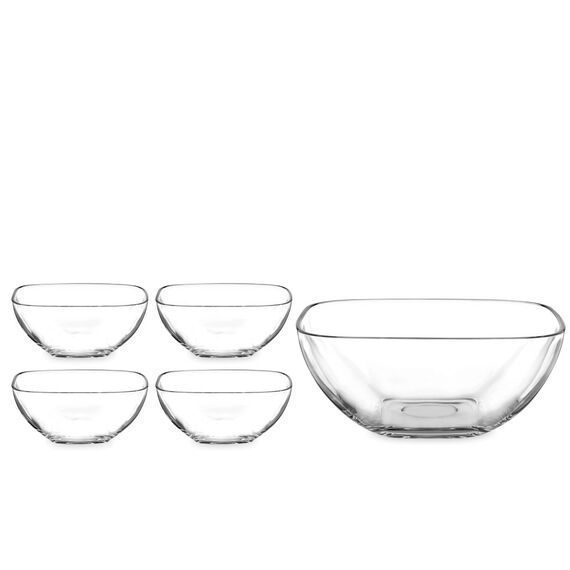 Набор салатников Domino, 5 шт. (25 см, 1 шт + 13 см, 4 шт.), Nachtmann