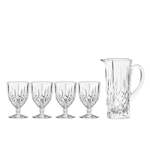 Набор для вина и напитков Noblesse, 5 предметов: кувшин, 1190 мл и 4 фужера, 350 мл, Nachtmann