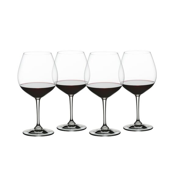Набор из 4-х бокалов для красного вина (Burgundy), Vivino, объем: 700 мл, h=215 мм, d=108 мм, бессвинцовый хрусталь, 103740, Nachtmann