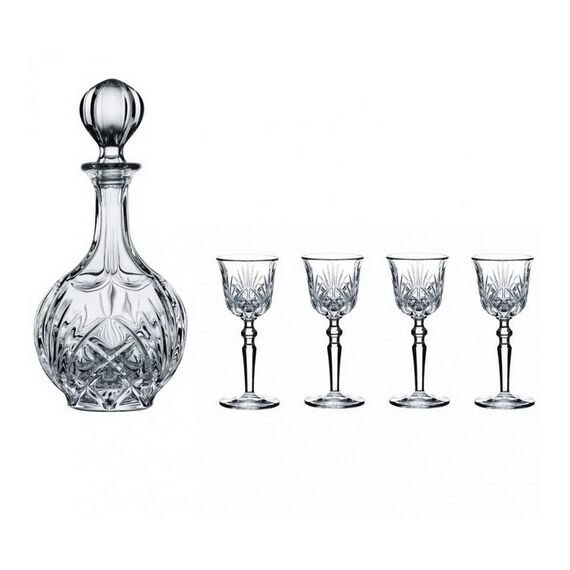 Набор PALAIS из 5 предметов декантер + 4 бокала для ликера, бессвинцовый хрусталь, Nachtmann