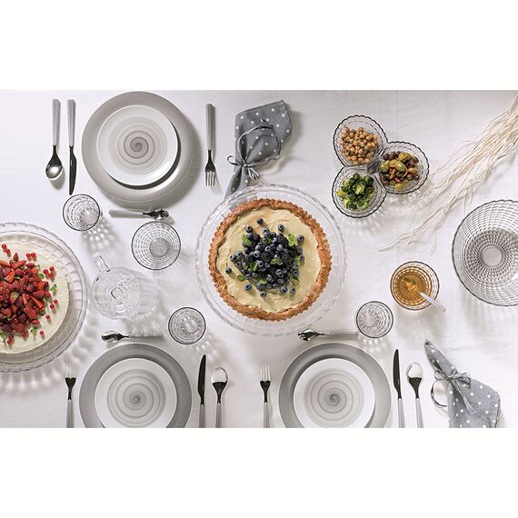 Блюдо сервировочное с крышкой Tiffany, ?30 см, бежевое, Guzzini, изображение 2