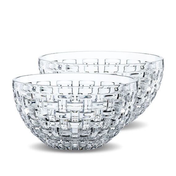 Набор из 2-х салатников BOSSA NOVA, диаметр: 15 см, материал: бессвинцовый хрусталь, 102253, NACHTMANN, Германия