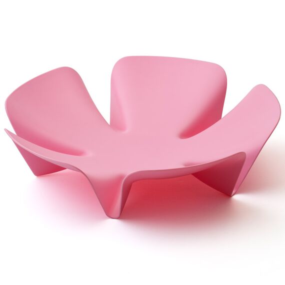 Ваза для фруктов Flower розовая, Qualy, изображение 4