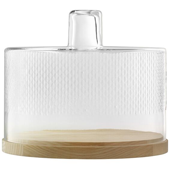 Блюдо сервировочное с крышкой Wicker, ?29 см, LSA International