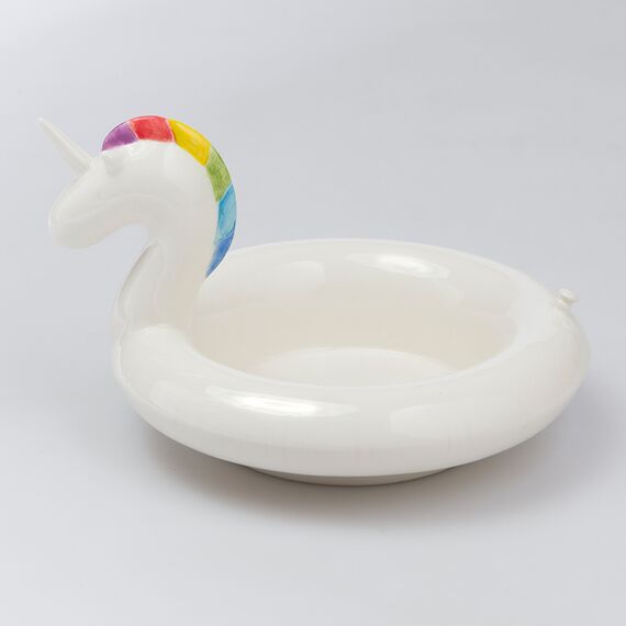 Блюдо сервировочное Doiy, Floatie Unicorn, 11х16х18 см, Doiy