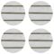 Набор из 4 подставок из мрамора Elements D 10 см, TYPHOON