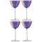 Набор бокалов для мартини Aurora, 195 мл, фиолетовый, 4 шт., LSA International