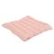 Подушка стеганая на стул из умягченного льна розово-пудрового цвета из коллекции Essential, 40х40 см, Tkano, изображение 3