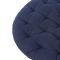 Подушка на стул круглая из хлопка темно-синего цвета из коллекции Essential, 40 см, Tkano, изображение 6