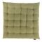 Подушка на стул из хлопка оливкового цвета из коллекции Essential, 40х40 см, Tkano