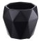 Горшок цветочный Rhombus, 13,5 см, матовый черный, Liberty Jones, изображение 2