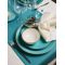 Салатник 25 см фарфор, Seasons Бирюзовый, Porland, изображение 9
