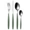 Набор из 24 столовых приборов Cutlery My Fusion, оливковый, Guzzini