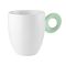 Кружка Everyday, 250 мл, белая/зеленая, Guzzini