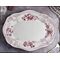 Блюдо овальное 32,5x23 см, h 3 см, фарфор, Red Rose, Casa di fortuna