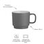 Кружка Embossed, 355 мл, серая, Mason Cash, изображение 4