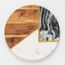 Доска сервировочная из мрамора и акации Elements D 30 см, TYPHOON, изображение 3