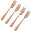 Набор из 4 десертных вилок Select Copper, Viners