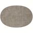 Салфетка подстановочная овальная двухсторонняя Fabric, серая, Guzzini