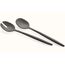 Приборы для салата Tierra, черные, 2 шт., Guzzini