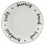 Тарелка Carnaby Script D 21 см, Price&Kensington