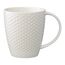 Кружка белого цвета с фактурным рисунком из коллекции Essential, 350мл, Tkano