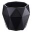 Горшок цветочный Rhombus, 13,5 см, матовый черный, Liberty Jones, изображение 2