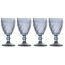 Набор из 4-х бокалов для вина, 400 мл, цвет голубой, Dubai, WD Lifestyle