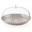 Блюдо сервировочное с крышкой Tiffany, 36 см, серо-бежевое, Guzzini
