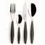 Набор из 24 столовых приборов Cutlery Feeling, серые, Guzzini