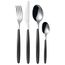 Набор из 24 столовых приборов Cutlery My Fusion, черный, Guzzini