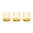Набор из 6-ти стаканов для виски, 10 см, 450 мл, цвет янтарный, Opium, Le Stelle