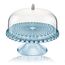 Блюдо для торта с крышкой, Tiffany, ?30 см, голубое, Guzzini